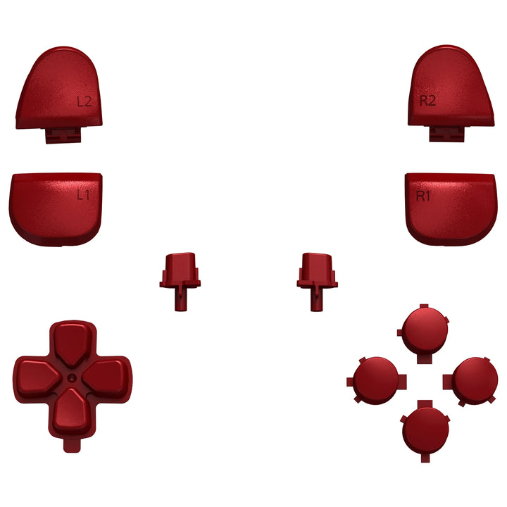 Replacement D-Pad R1 L1 R2 L2 Triggers Face Buttons, Full Set Buttons Compatible with Ps5 Controller BDM-030/040/050