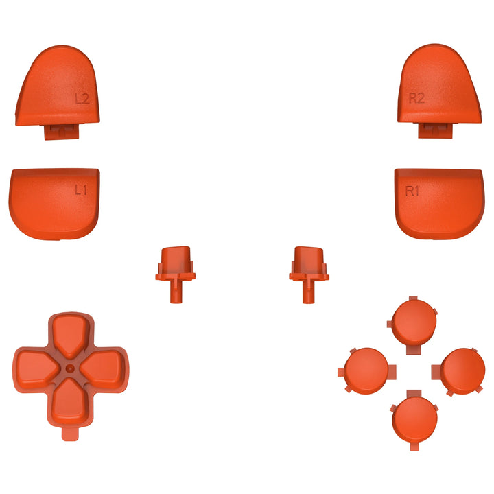 Replacement D-Pad R1 L1 R2 L2 Triggers Face Buttons, Full Set Buttons Compatible with Ps5 Controller BDM-030/040/050