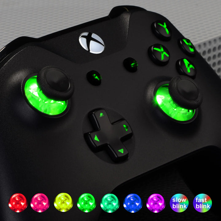 Multi-Colors Luminated (DTF) LED Kit for Xbox One Standard Xbox One S / X Controller, D-Pad Thumbstick ABXY Buttons