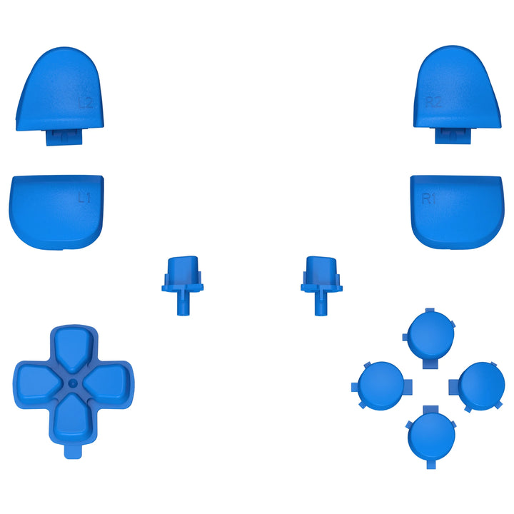 Replacement D-Pad R1 L1 R2 L2 Triggers Face Buttons, Full Set Buttons Compatible with Ps5 Controller BDM-030/040/050