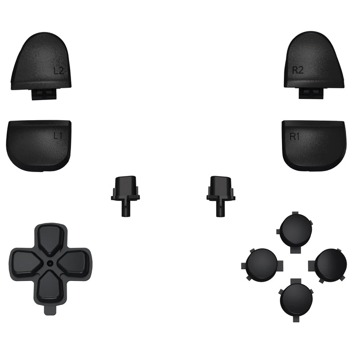 Replacement D-Pad R1 L1 R2 L2 Triggers Face Buttons, Full Set Buttons Compatible with Ps5 Controller BDM-030/040/050