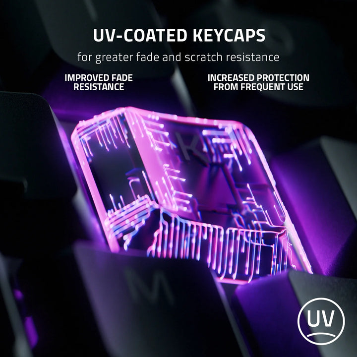 Ornata V3 Full-Size Wired Mecha-Membrane Gaming Keyboard for PC, Chroma RGB, Black