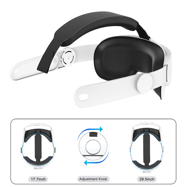 HUANDAI Design for Meta Quest 3/ 3S Elite Strap Adjustable Head Strap