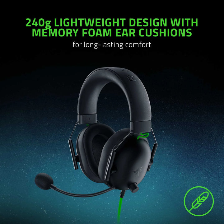 Blackshark V2 X Wired Esports Multi-Platform Headset, 3.5Mm, Black
