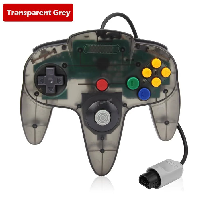 8 Colors Wired Gamepad for N64 Console Joypad Control for N64 Classic Joystick Retro Game Console Gamepad Accessories