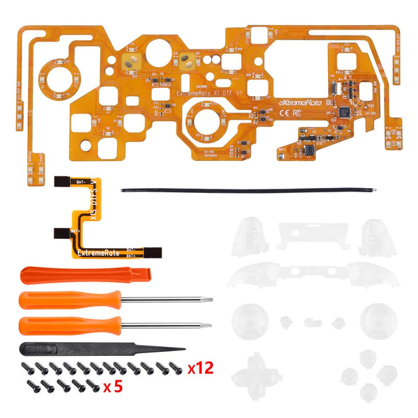 Luminated DTFS (DTF 2.0) LED Kit for Xbox One S/X Controller, Thumbsticks Action Buttons & Classical Symbols Buttons