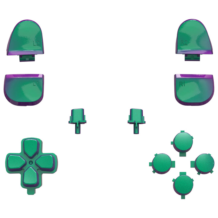 Replacement D-Pad R1 L1 R2 L2 Triggers Face Buttons, Full Set Buttons Compatible with Ps5 Controller BDM-030/040/050