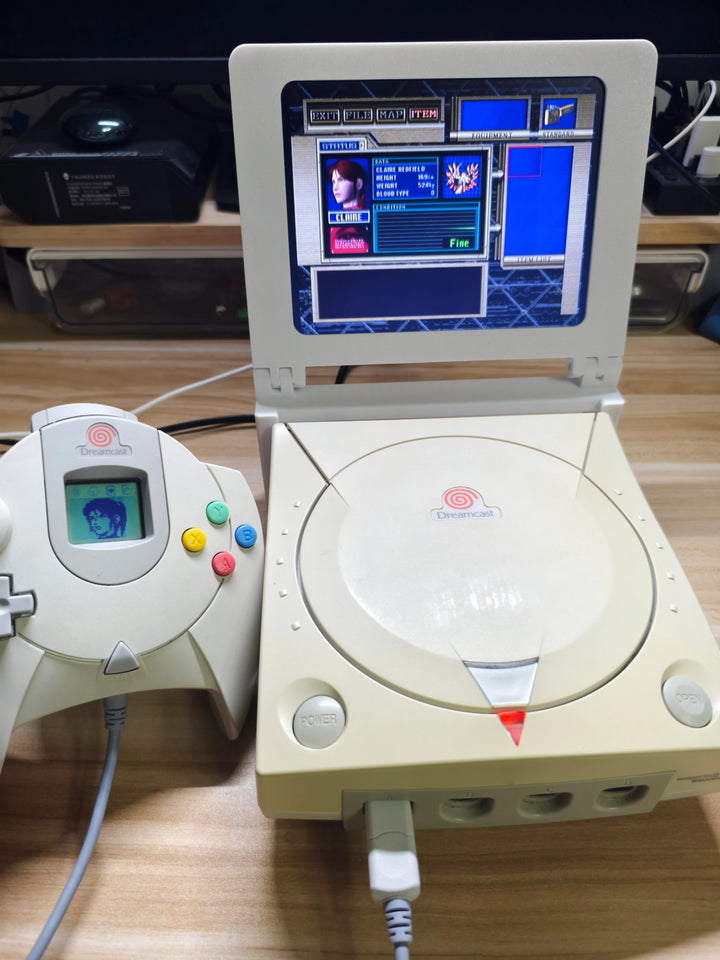 8Inch Dreamcast DC Retro Arcade Game Machine Portable Display Mini Monitor with Stereo for Dreamcast GDEMU Game Console