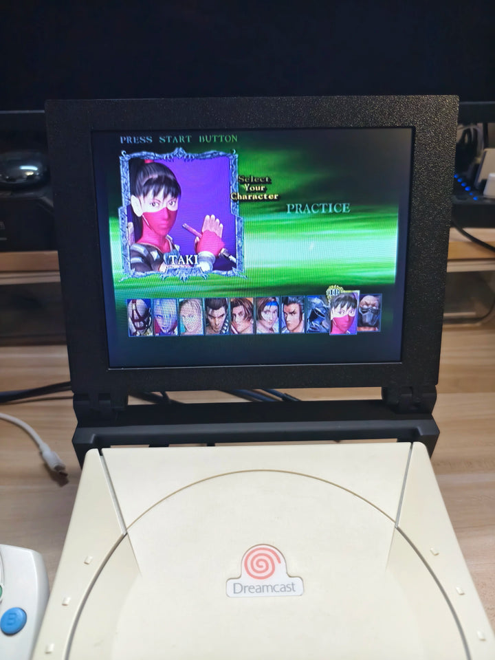 8Inch Dreamcast DC Retro Arcade Game Machine Portable Display Mini Monitor with Stereo for Dreamcast GDEMU Game Console