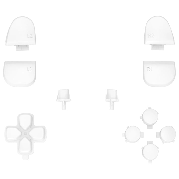 Replacement D-Pad R1 L1 R2 L2 Triggers Face Buttons, Full Set Buttons Compatible with Ps5 Controller BDM-030/040/050