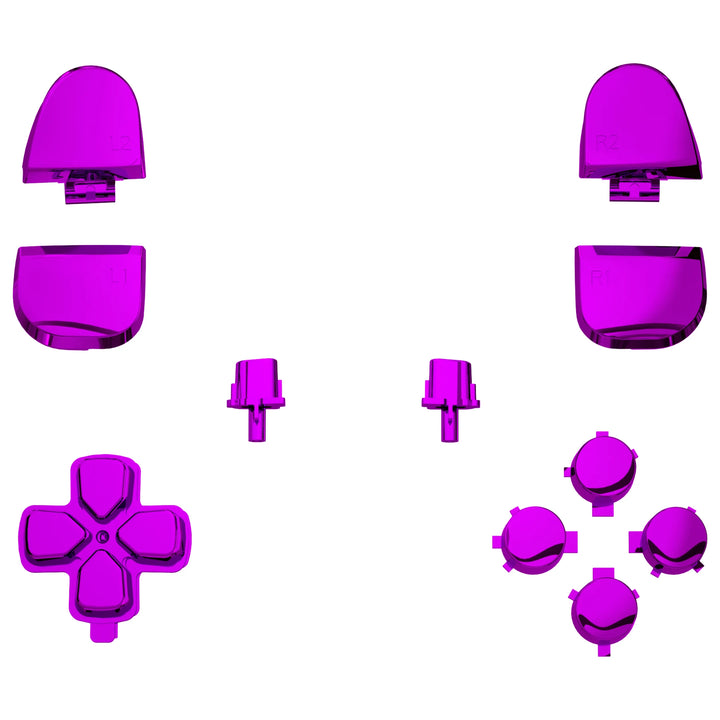 Replacement D-Pad R1 L1 R2 L2 Triggers Face Buttons, Full Set Buttons Compatible with Ps5 Controller BDM-030/040/050