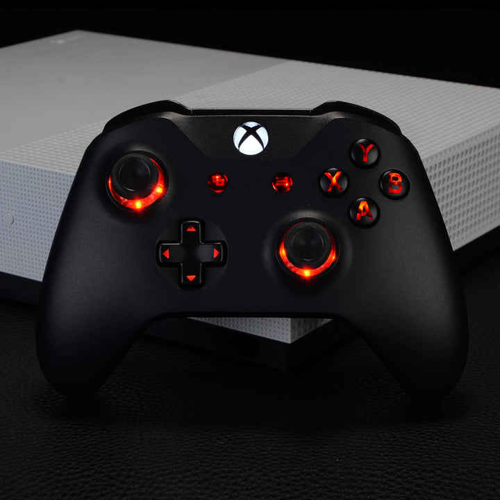 Multi-Colors Luminated (DTF) LED Kit for Xbox One Standard Xbox One S / X Controller, D-Pad Thumbstick ABXY Buttons