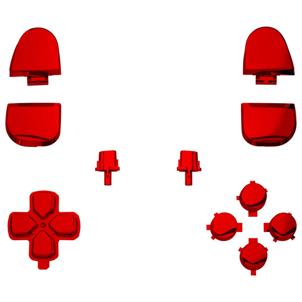 Replacement D-Pad R1 L1 R2 L2 Triggers Face Buttons, Full Set Buttons Compatible with Ps5 Controller BDM-030/040/050