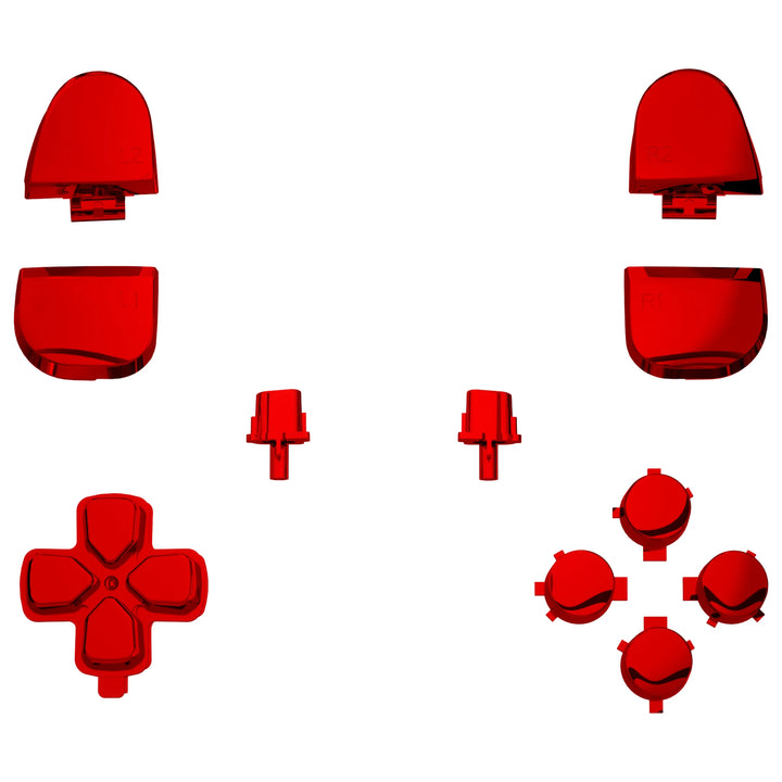 Replacement D-Pad R1 L1 R2 L2 Triggers Face Buttons, Full Set Buttons Compatible with Ps5 Controller BDM-030/040/050
