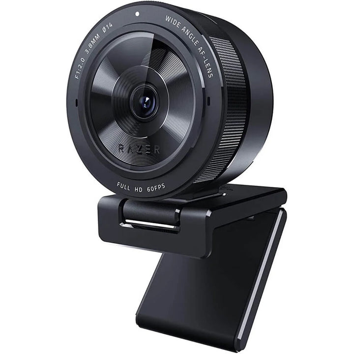 Kiyo Pro Streaming Webcam, Full HD 1080P 60FPS, Adaptive Light Sensor, Hdr-Enabled, Wide-Angle Lens, Black