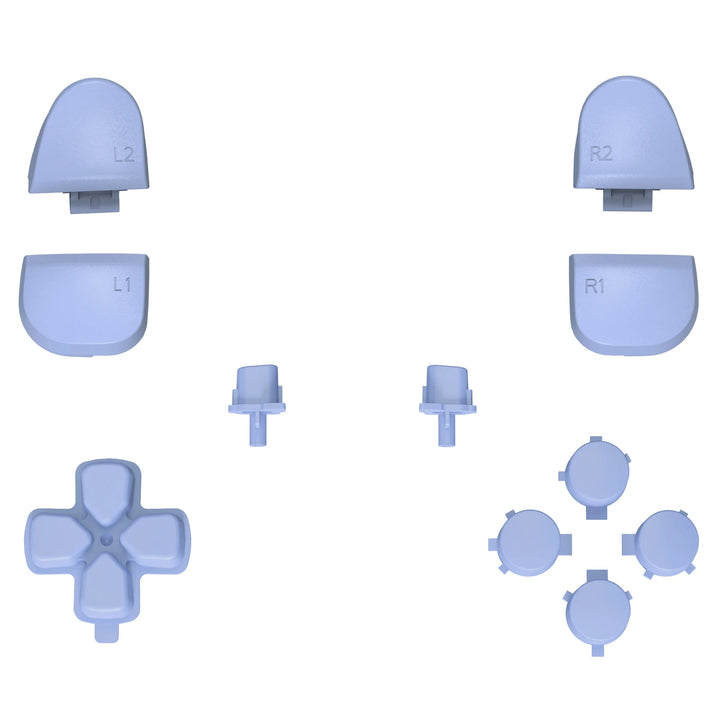 Replacement D-Pad R1 L1 R2 L2 Triggers Face Buttons, Full Set Buttons Compatible with Ps5 Controller BDM-030/040/050